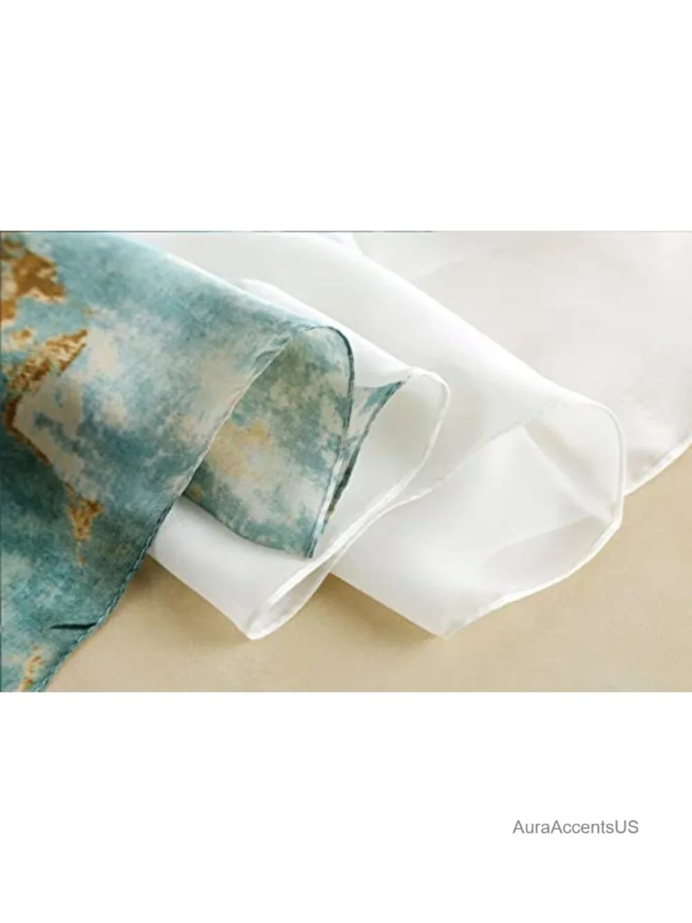 100% Polyester Satin Silk Feel Fashion Scarf Long Lightweight Shawl